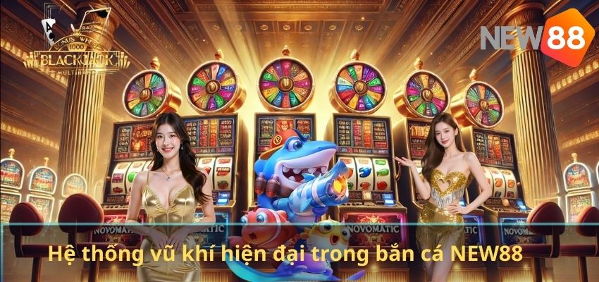 Hệ thống vũ khí hiện đại trong bắn cá NEW88